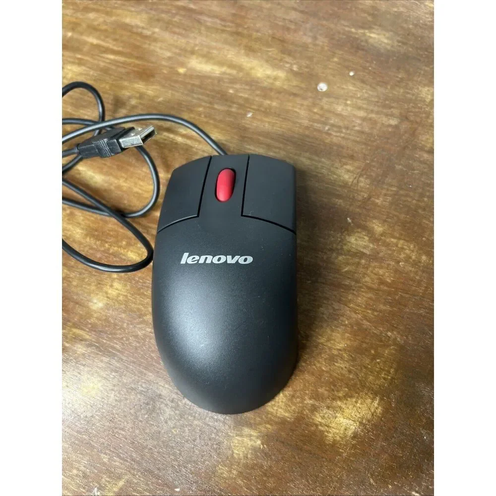 Lenovo‎ Mouse Model: MO28UOL USB Optical 2-Button Scroll Wheel Mouse Wired